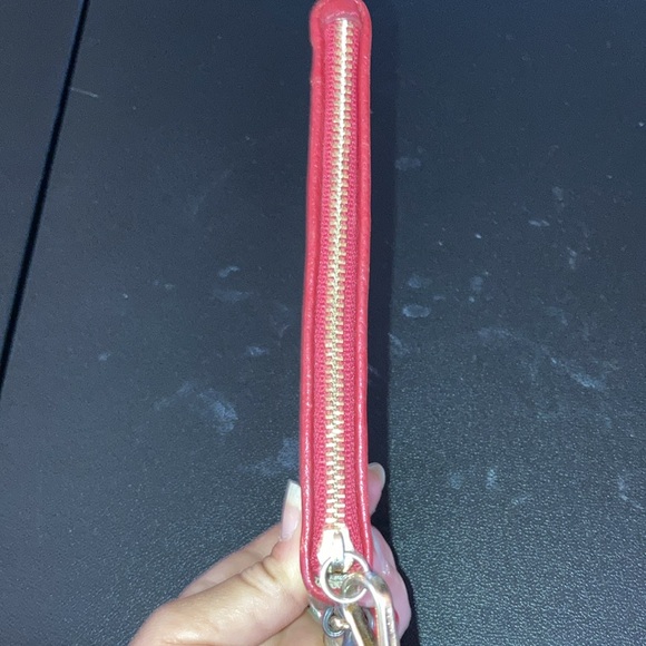 Michael kors red brown tan wristlet - Picture 8 of 8